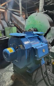 Electric motor serviced by EES for a rubber industry client